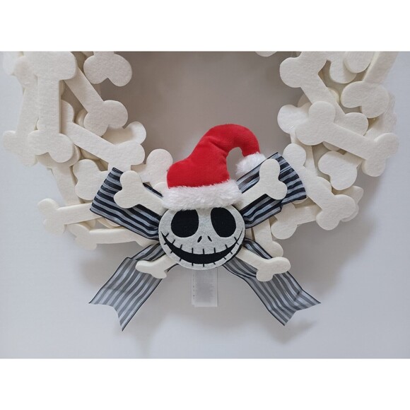 BNWT‎ Disney The Nightmare Before Christmas Jack Skellington Christmas Wreath - Picture 2 of 6